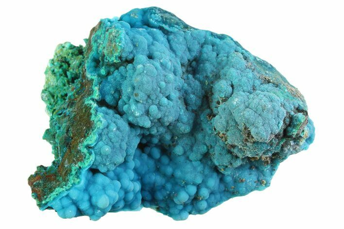Vibrant Teal Chrysocolla Formation - Peru #358671